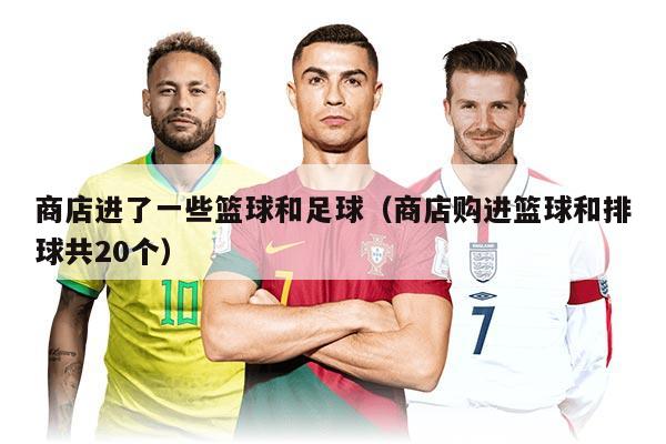 商店进了一些篮球和足球（商店购进篮球和排球共20个）