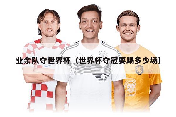 业余队夺世界杯（世界杯夺冠要踢多少场）