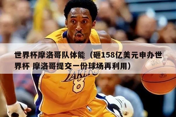 世界杯摩洛哥队体能（砸158亿美元申办世界杯 摩洛哥提交一份球场再利用）